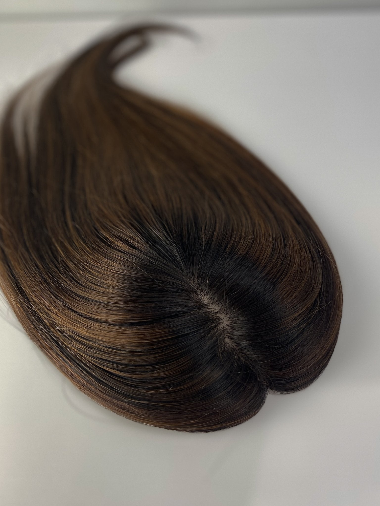Dimensional Dark Brown 3x5 Silk Topper - 12 inches - withlovebeautycollective