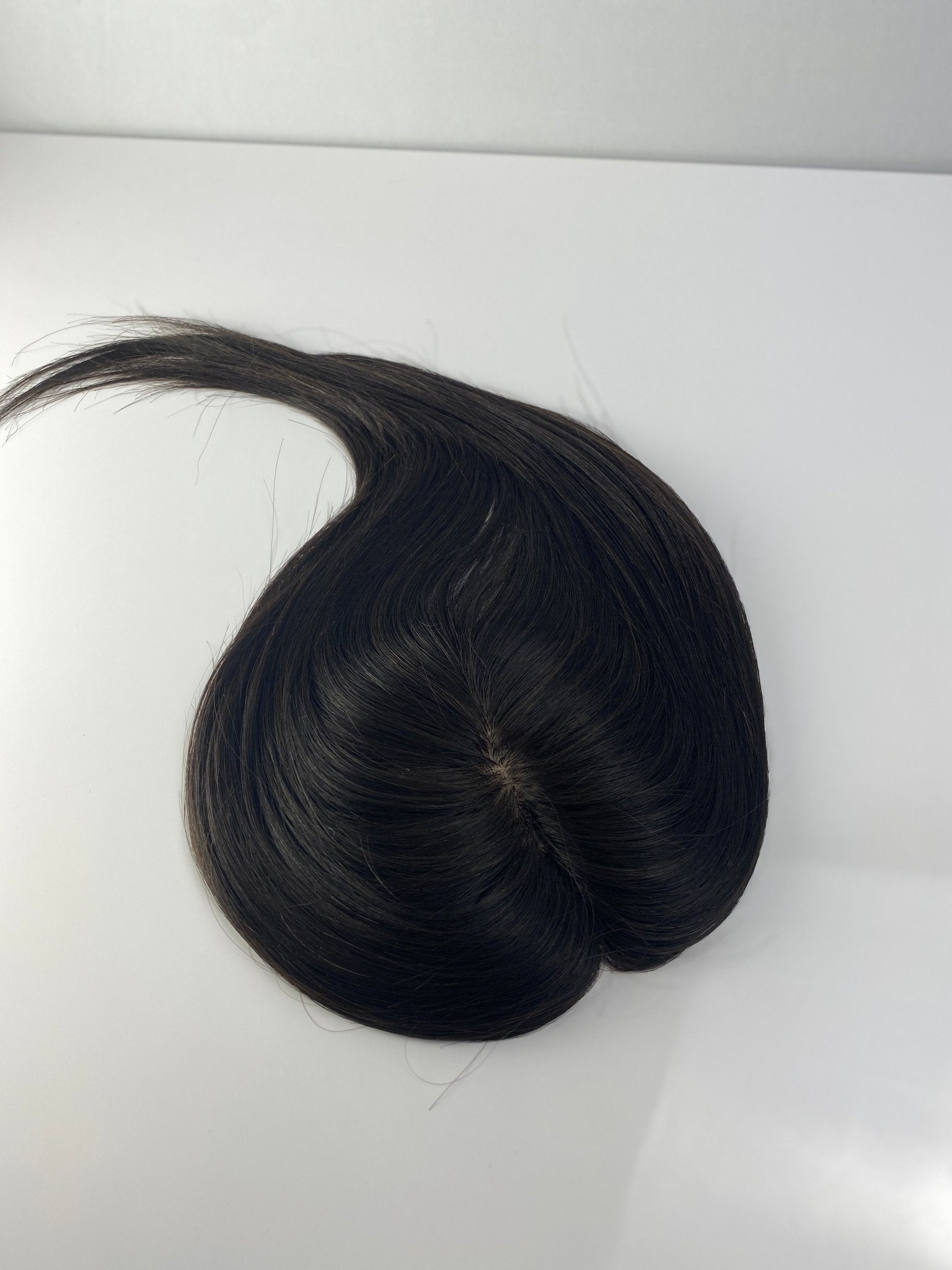 Natural Black 3x5 Silk Topper - 12 inches - withlovebeautycollective