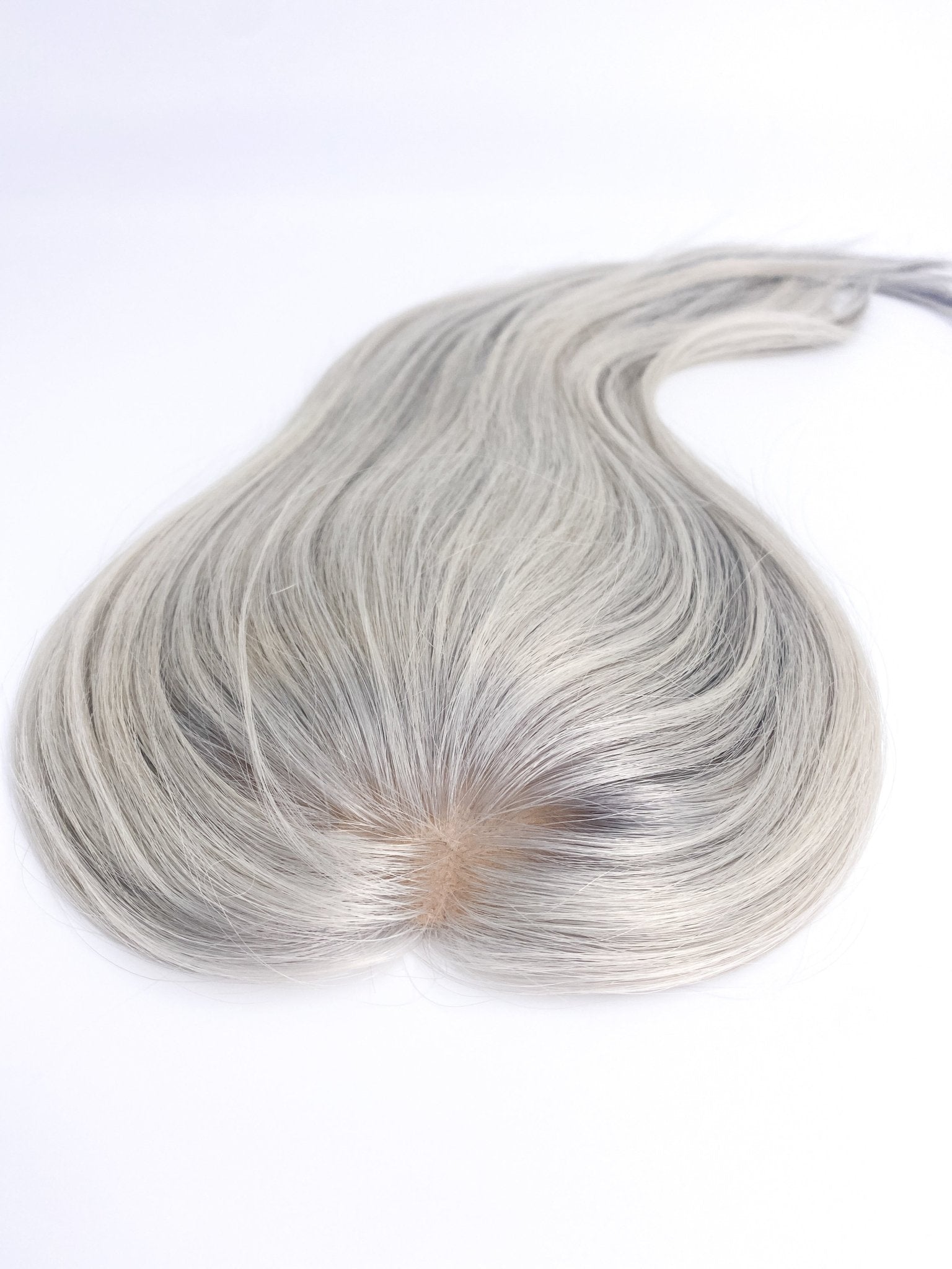 White Grey Dimensional Topper - 12 inches - withlovebeautycollective
